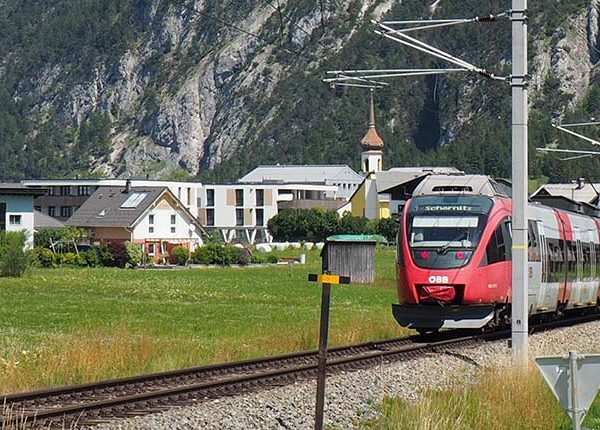 Streckenführung der Mittenwaldbahn (Karwendelbahn)