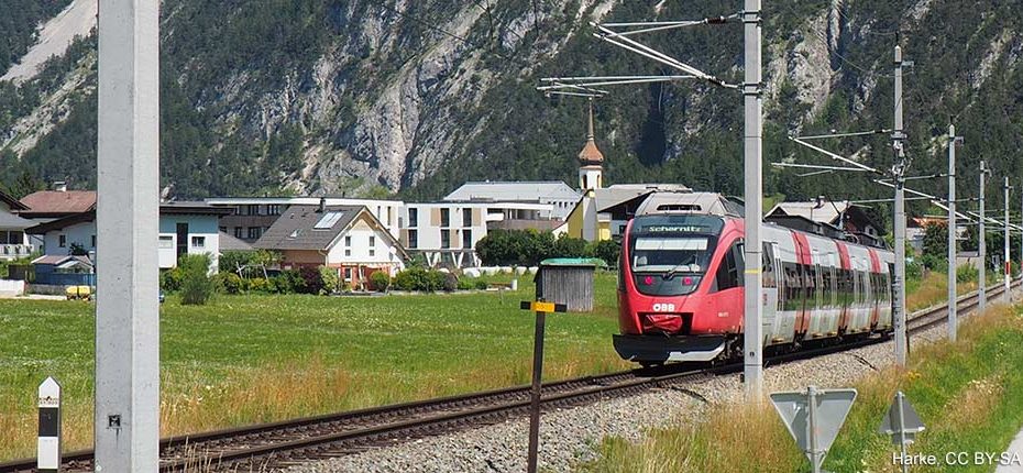 Mittenwaldbahn in Scharnitz